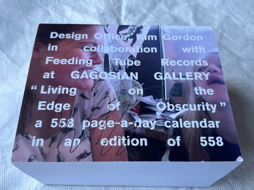 Kim gordon firmato edizione - gordon,