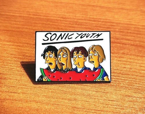 Pin sonic youth simpsons goo - pin,