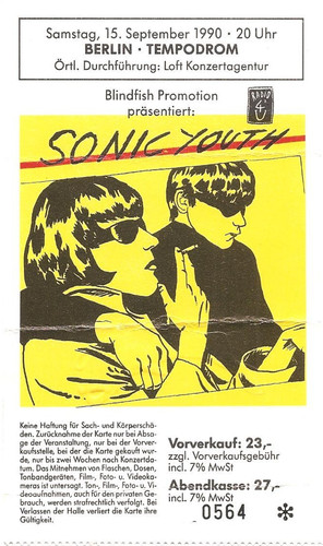 Sonic youth concert 1990 - ,