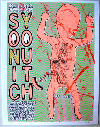 Poster concerto sonic - sonic, youth