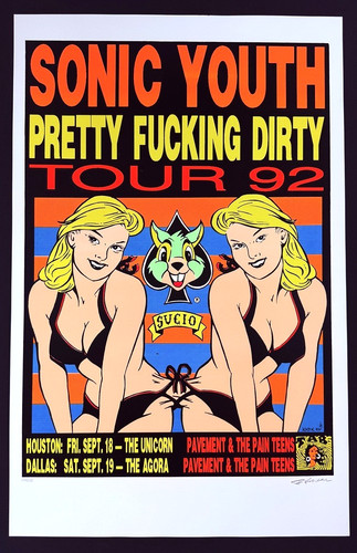 Poster sonic youth tour - poster,